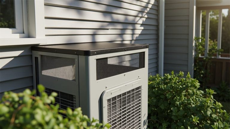 pompe à chaleur: habillage efficace de l’unité extérieure