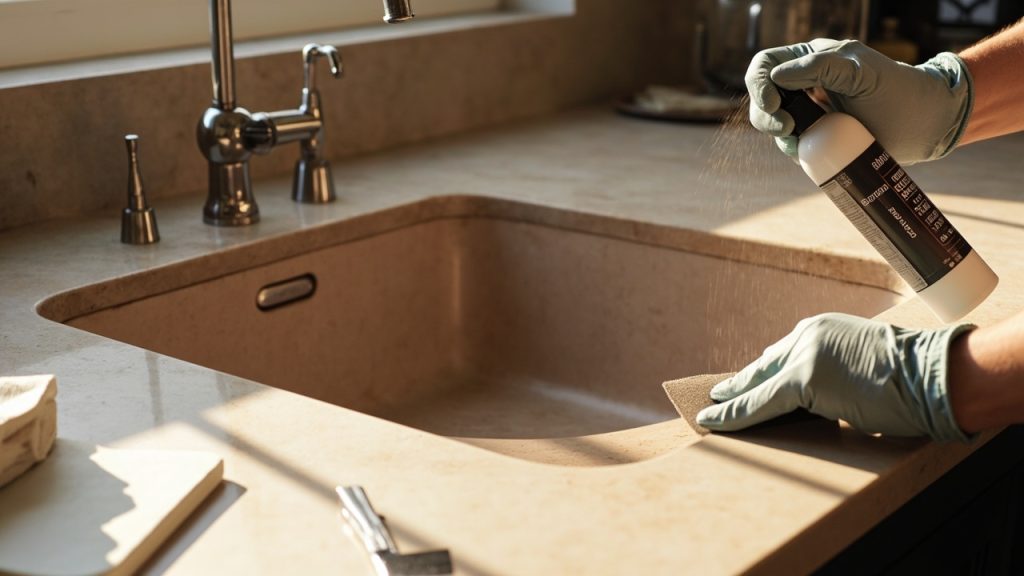 rénover un évier en grès: 5 étapes pour un fini durable